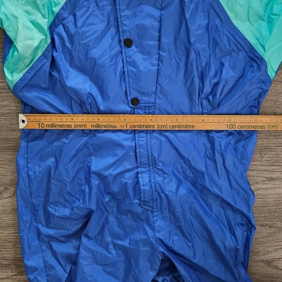 Serac Men’s One-Piece Ski Suit Blue Teal Purple Weatherproof Vintage 42 - Picture 11 of 15